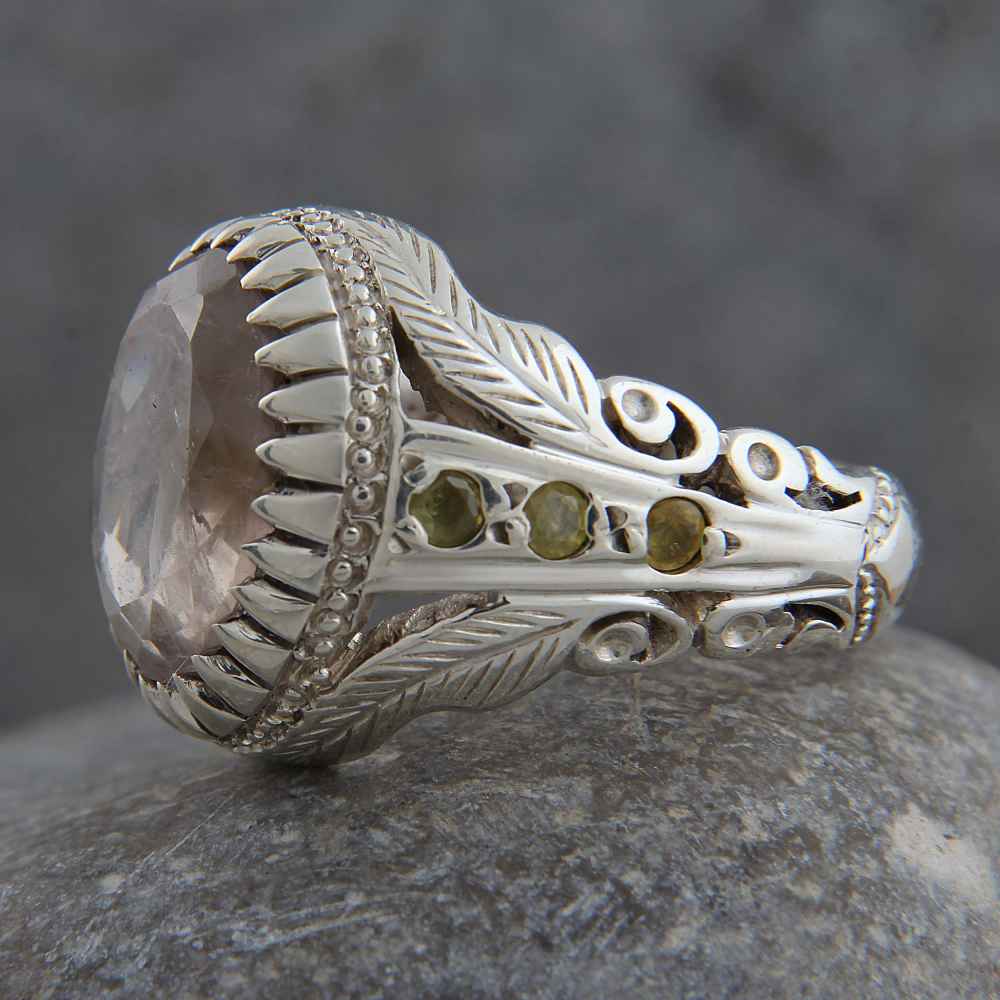 Persian Dur-e Najaf Silver Ring For Men Elegance Milad