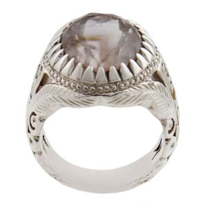 Dur e Najaf Men's Sterling Silver Ring Model Milad