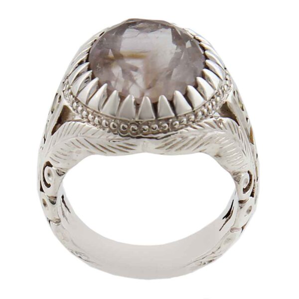Persian Dur-e Najaf Silver Ring For Men Elegance Milad
