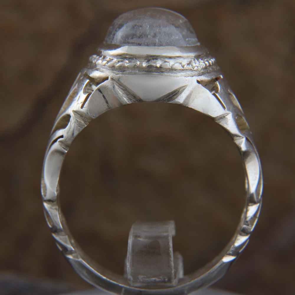 Persian Dur-e Najaf Silver Ring For Men Elegance Sepehr
