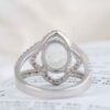 Dur-e Najaf Silver Ring For Women Engagement Bliss Hanieh