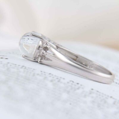 Dur-e Najaf Silver Ring For Women Engagement Bliss Hoora