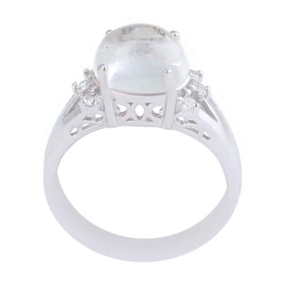 Dur-e Najaf Silver Ring For Women Engagement Bliss Hoora