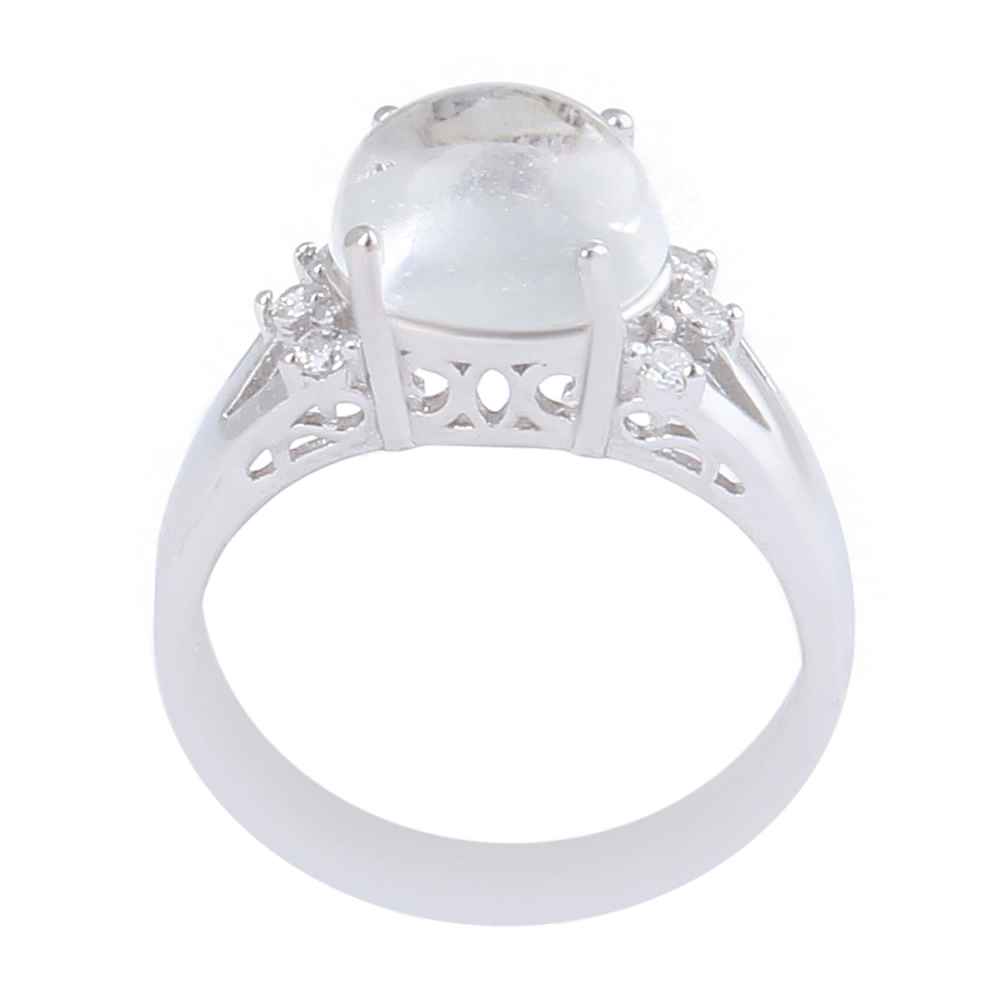 Dur-e Najaf Silver Ring For Women Engagement Bliss Hoora