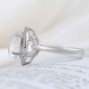 Dur-e Najaf Silver Ring For Women Engagement Bliss Lina
