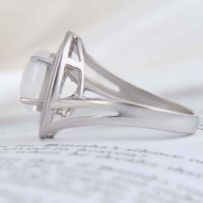 Dur-e Najaf Silver Ring For Women Engagement Bliss Raha