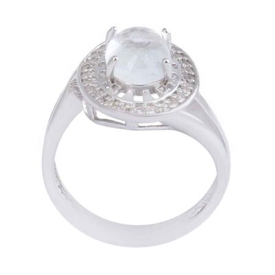 Dur-e Najaf Silver Ring For Women Engagement Bliss Raha