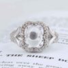 Dur-e Najaf Silver Ring For Women Engagement Bliss Reyhan