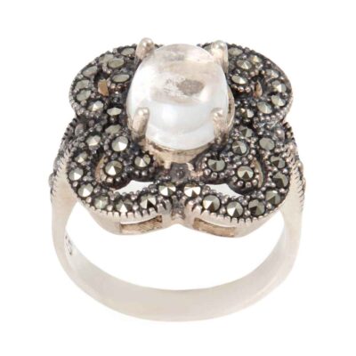 Dur-e Najaf Silver Ring For Women Artisan Yeganeh