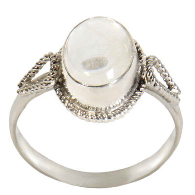 Dur-e Najaf Silver Ring For Women Engagement Zahra