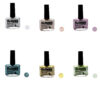 Halal Nail Polish Glitter & Glossy Finish and Breathable Metallic (6x)
