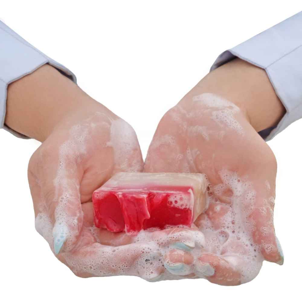 Natural Soap Bar for Dry Skin with Grapeseed Oil (x6)