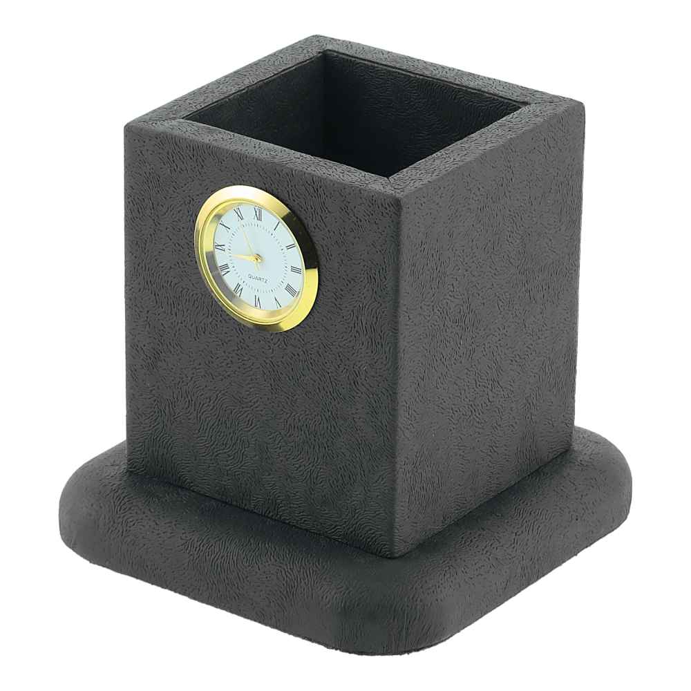 Gray Leather Office Desk Set – 14-Piece Collection