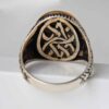 Persian Hematite Silver Ring Hadid Gemstone for Men Farhad
