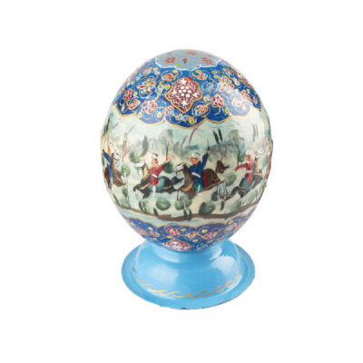 Persian Decorative Hand Painted Ostrich Egg Shell – Shekar