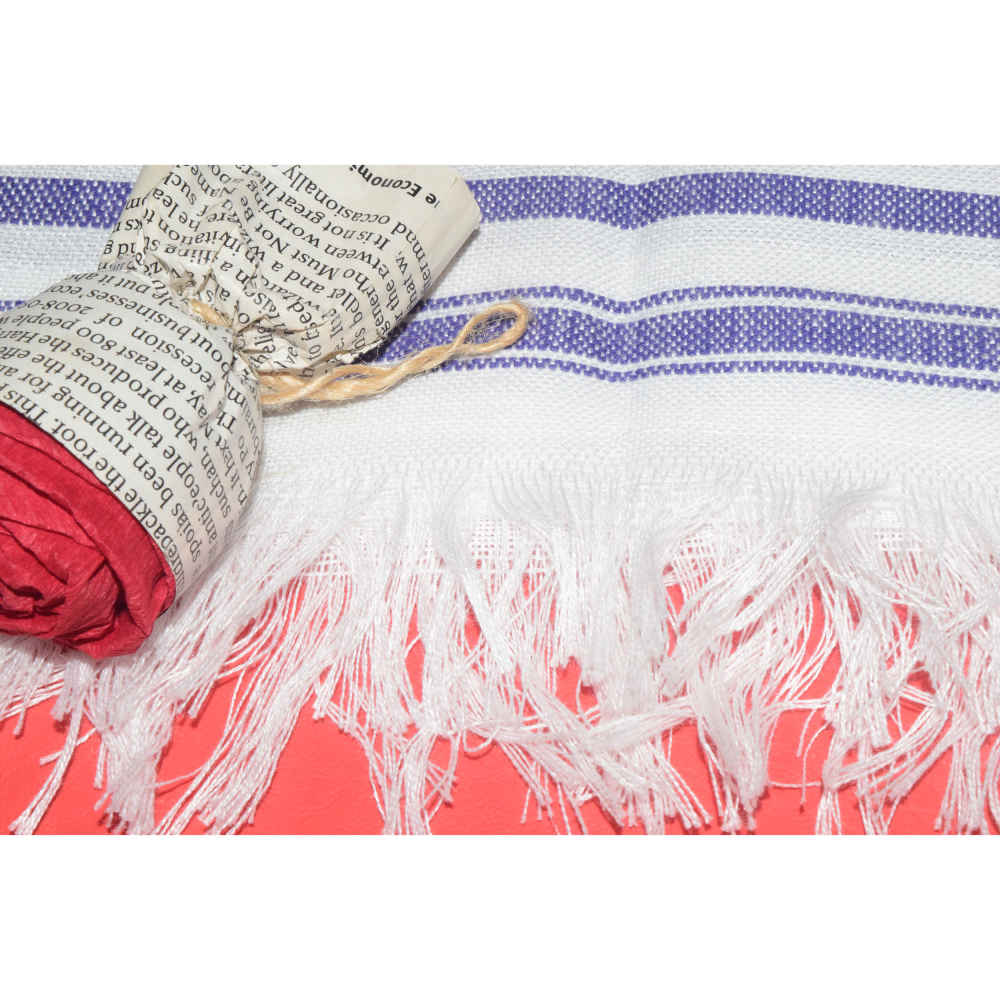 Persian Cotton Hand Towel – Handwoven Toebafi, Striped Model (2-Pack)