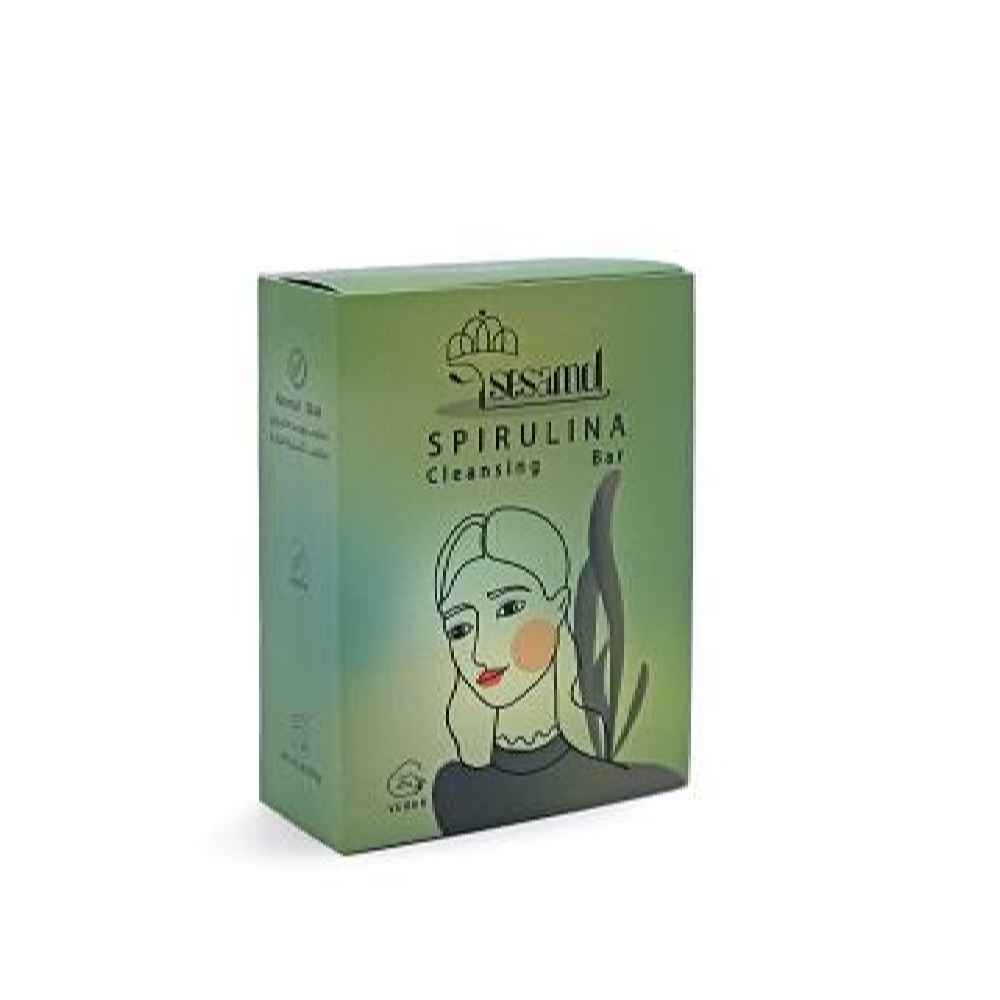 Natural Soap Bar for Normal Skin with Spirulina Powder