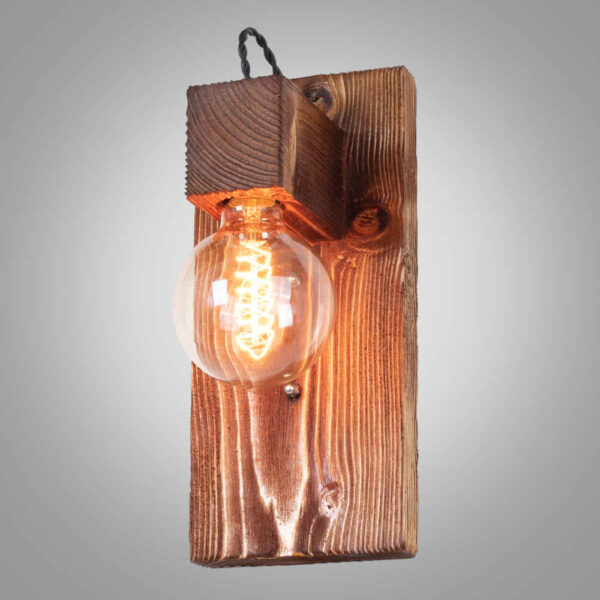 Wooden Wall Sconce Light Modern and Minimalist Style Cozy Aesthetic G19