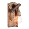 Wooden Wall Sconce Light Modern and Minimalist Style Cozy Aesthetic G6