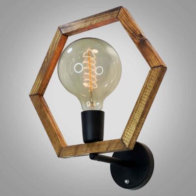 Wooden Wall Sconce Light Modern and Minimalist Style Cozy Aesthetic G3