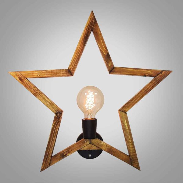 Wooden Wall Sconce Light Modern and Minimalist Style Cozy Aesthetic G4