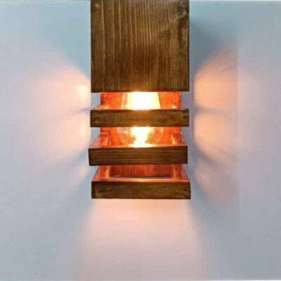 Wooden Wall Sconce Light Modern and Minimalist Style Cozy Aesthetic