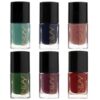 Halal Nail Polish Glossy Finish and Breathable Chic Colors (6x)