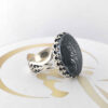 Islamic Hematite Silver Ring Hadid Gemstone for Men Wan Yakad