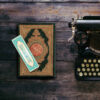 Islamic Inspired Wooden Bookmark with Surah Ash-Shu'ara