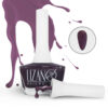 Halal Nail Polish Glitter Finish and Breathable Violet Colors (6x)