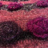 Handwoven Boho Macrame Floor Rug – Rose Pattern