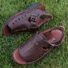 Men's Natural Leather Sandals Model Ahwaz