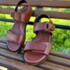 Men's Natural Leather Sandals Model Sun