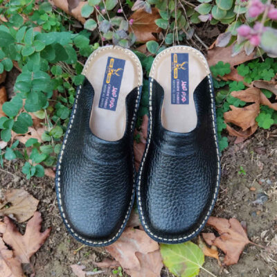 Nalain Islamic Style Slippers with Real Leather for Men
