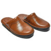 Nalain Mules Islamic Style with Real Leather for Men Honey