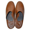 Nalain Mules Islamic Style with Real Leather for Men Honey
