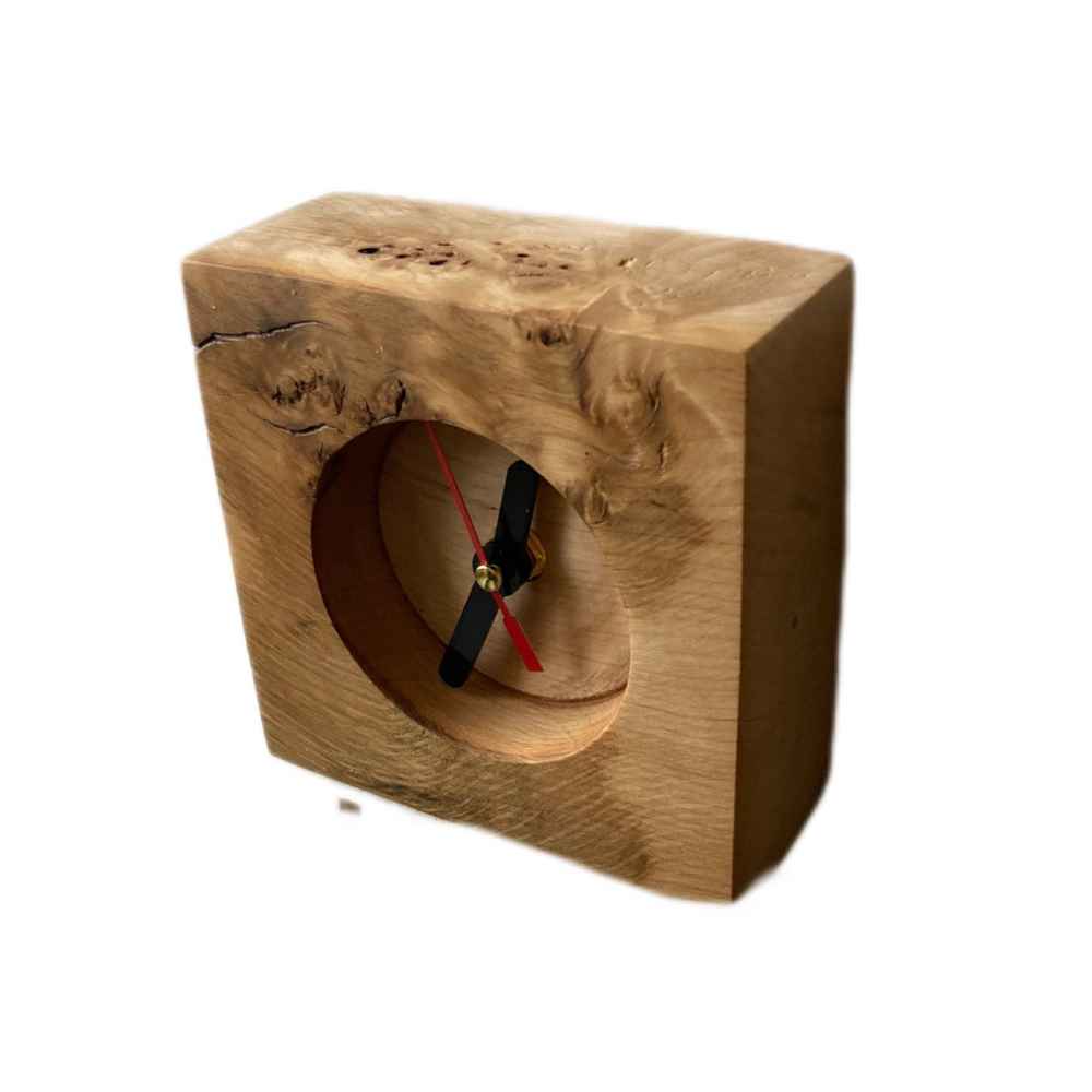 Modern Wooden Desk Clock Model Hatef