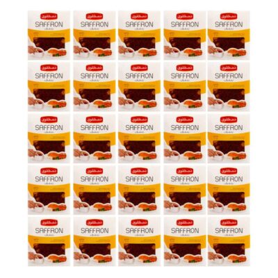 Mostafavi Sargol Saffron – Authentic Iranian – 1 Gram (25x)