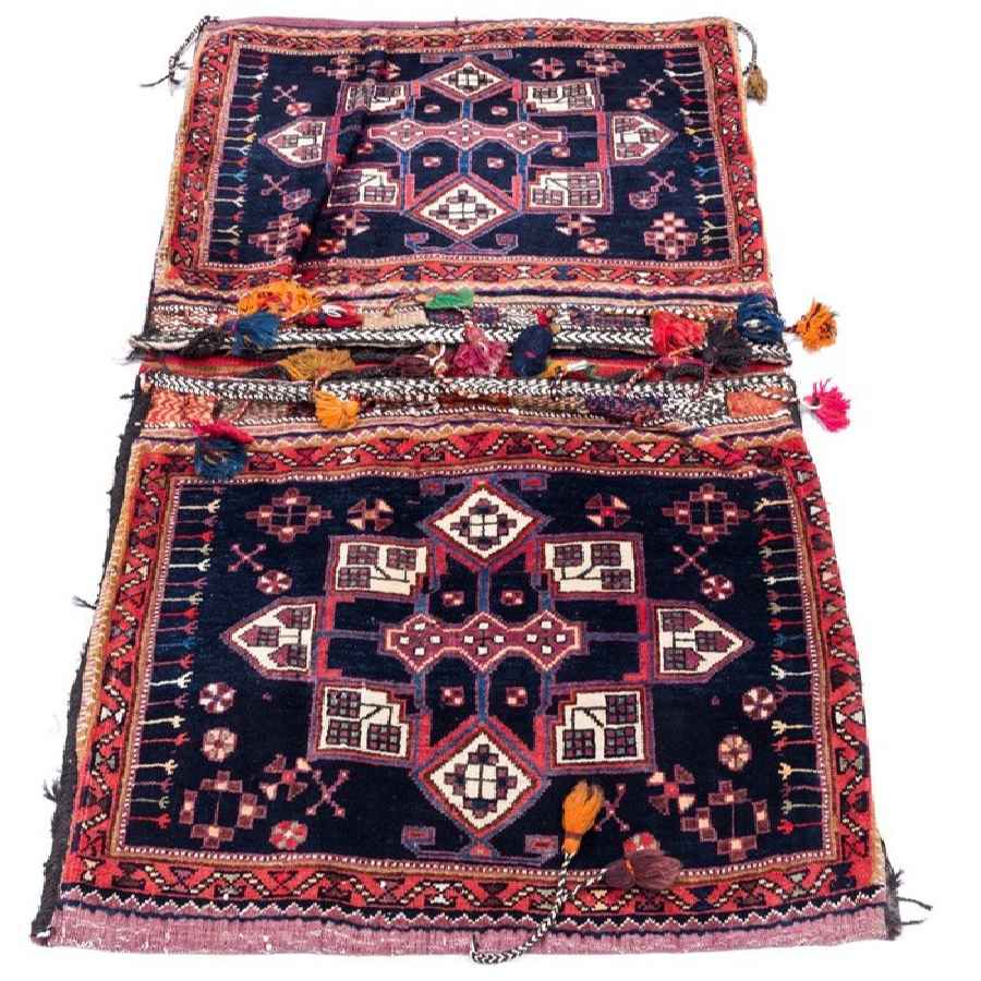 Vintage Persian Saddle Bag – Handwoven & Second-Hand Tōbrag – Soha