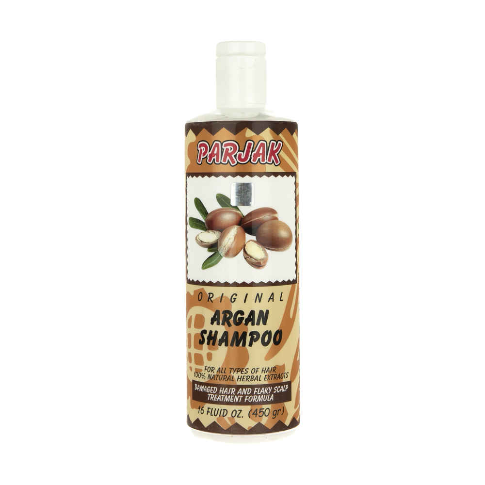 Parjak Argan Shampoo for All Hair Types - Moisturizing & Repairing (Pack of 4)