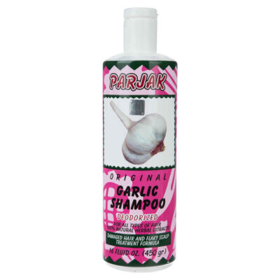 Parjak Garlic Shampoo for All Hair Types – Strengthens & Promotes Growth (Pack of 4)
