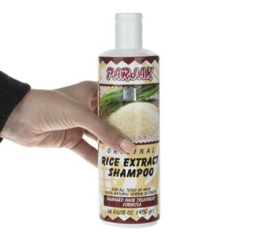 Parjak Rice Extract Shampoo for All Hair Types – Nourishing & Gentle Care (Pack of 4)