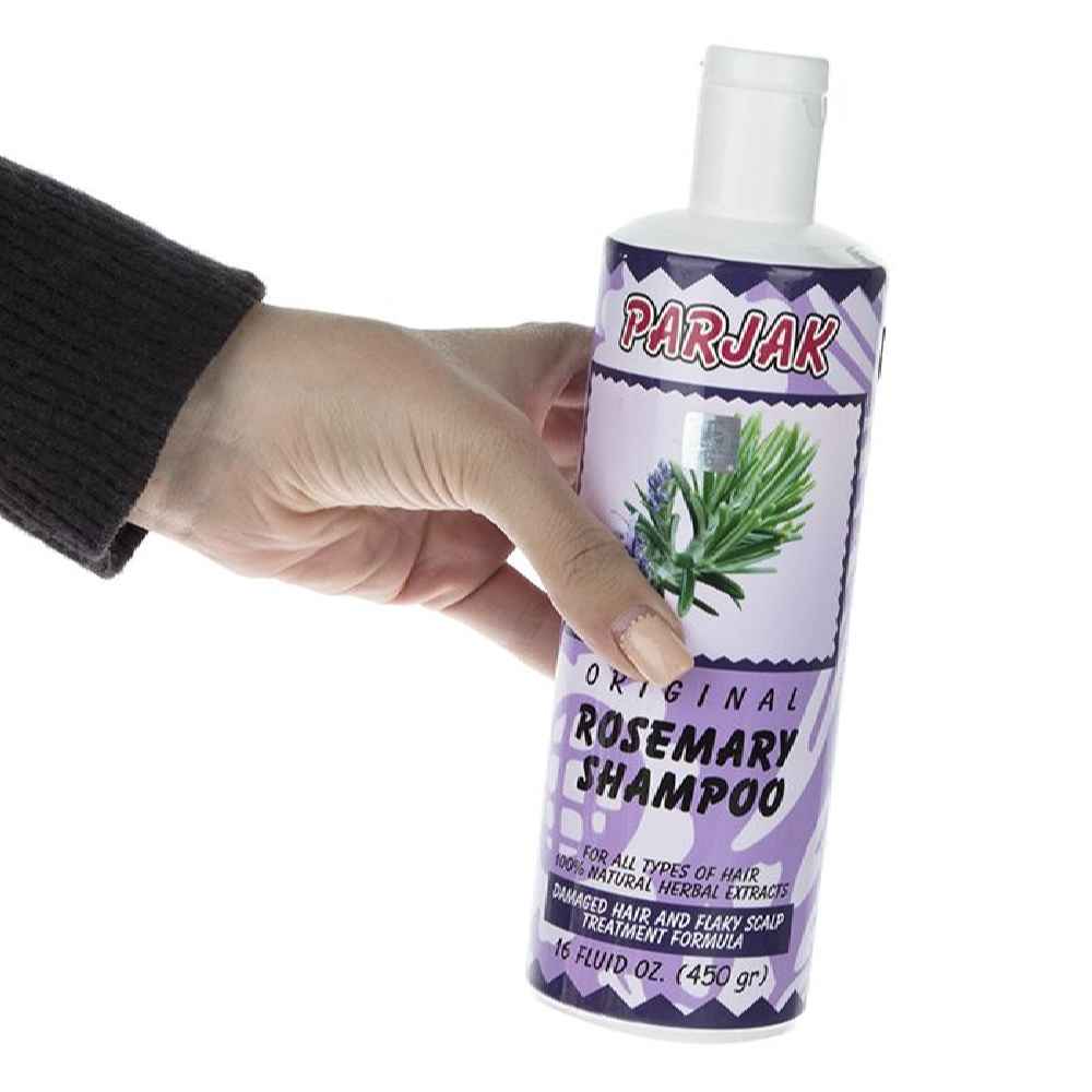 Parjak Rosemary Shampoo for All Hair Types – Revitalizing & Strengthening (Pack of 4)