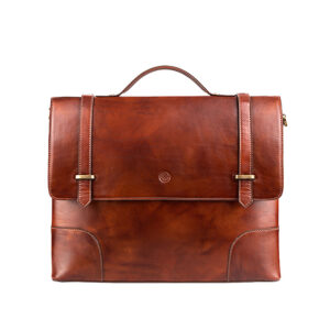 Persian Genuine Leather Briefcase Model Haghi