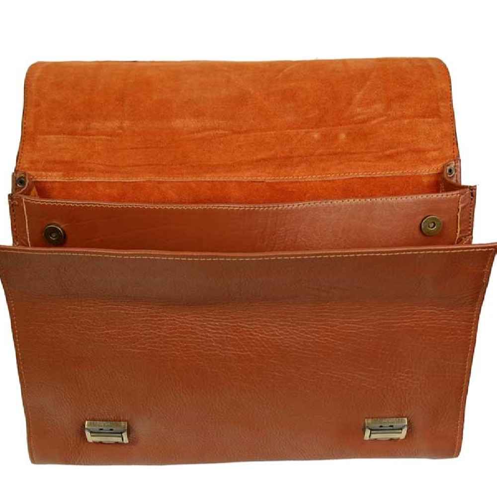 Persian Leather Briefcase – Sarvin Model