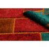 Vintage Persian Hand-Knotted Patchwork Carpet Bardia