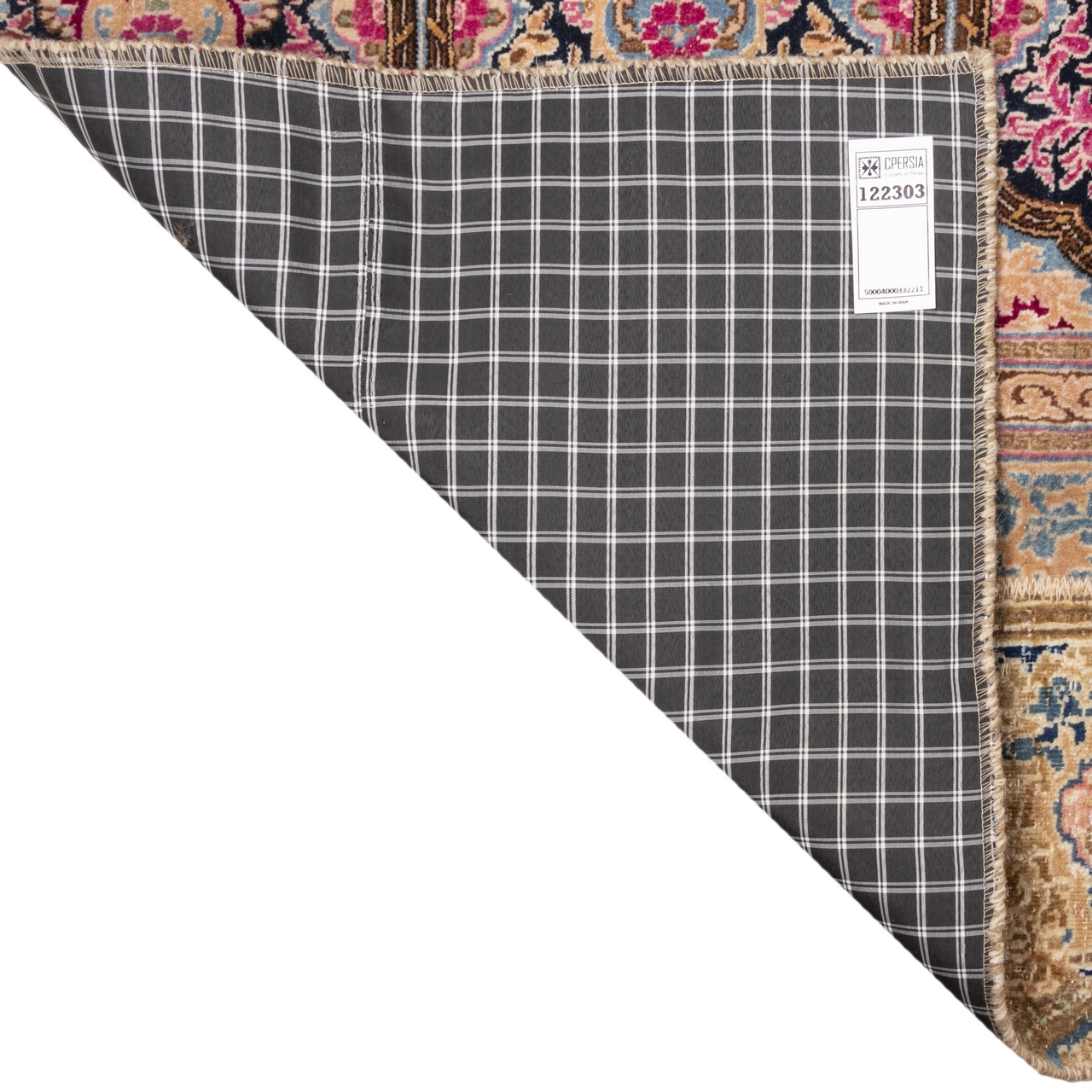 Vintage Persian Hand-Knotted Patchwork Carpet Salva