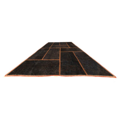 Vintage Persian Hand-Knotted Patchwork Carpet Vina