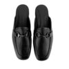 Women's Natural Leather Mules Shoes Model Croco