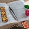 Artistic Persian Inspired Wooden Bookmark Calligraphy - Set of 2
